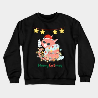 Meowy Catmas Crewneck Sweatshirt